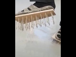 comfortable slippers when pouring the floor