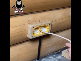 installation of sockets in a bar