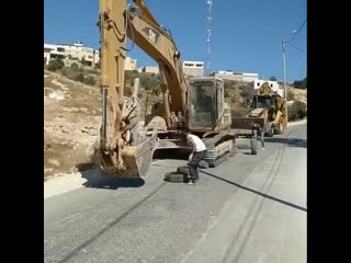 idea for moving excavator