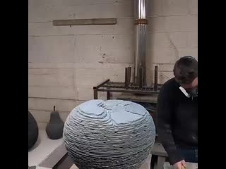 100,000 strokes to create a sculpture sculpture is made from natural stone and will last for hundreds of years