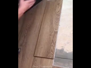 how easy and simple to mark and cut the board on the floor, when laying under any hail | hands not from the ass