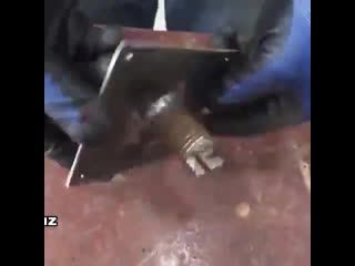 good idea for bending from a bolt | hands not from the ass