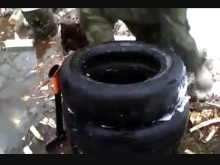 life hack for chopping firewood