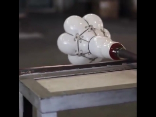 the creation of glass lamps is truly amazing