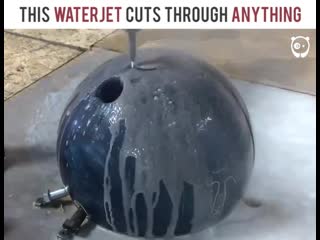 is it possible to cut steel with a jet of water