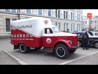 vyborg residents and tourists were able to plunge into the past on victory day