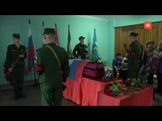 in kirpichny they said goodbye to the serviceman gleb tikhomirov